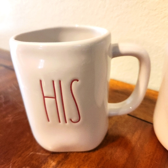 Rae Dunn His and Hers Mugs Pair - Picture 2 of 6